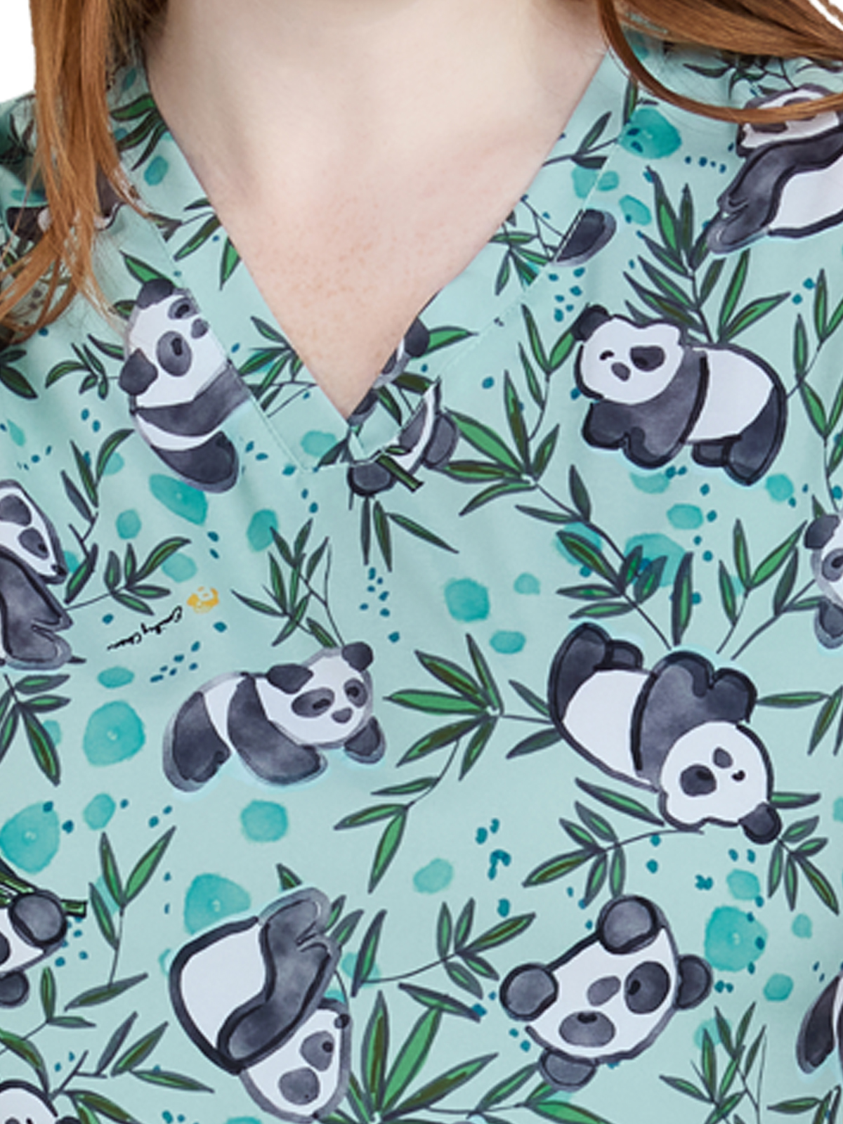 Artist Series - Women's Two-Pocket Print Top 12