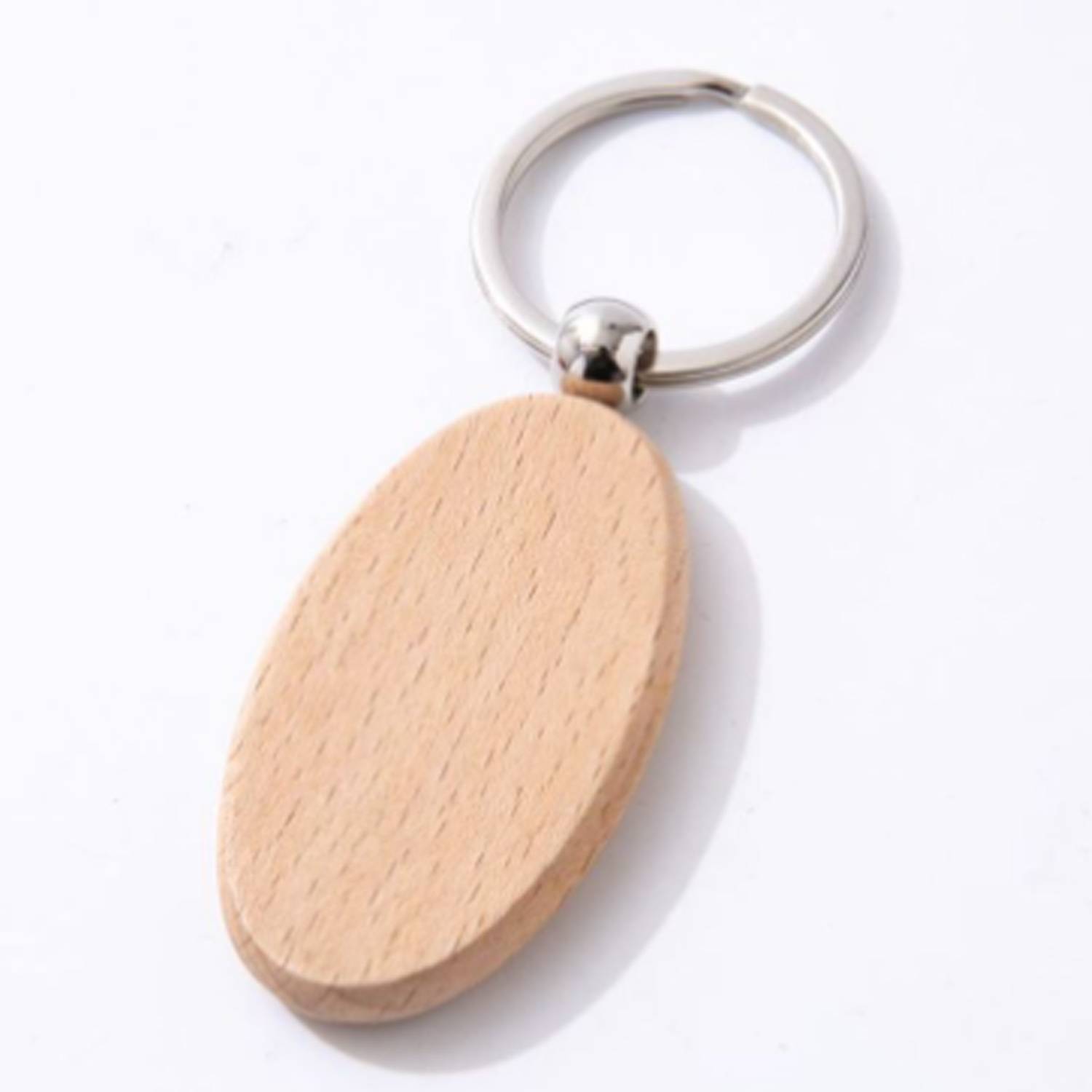 Laserable Leatherette/Metal Keychain 5