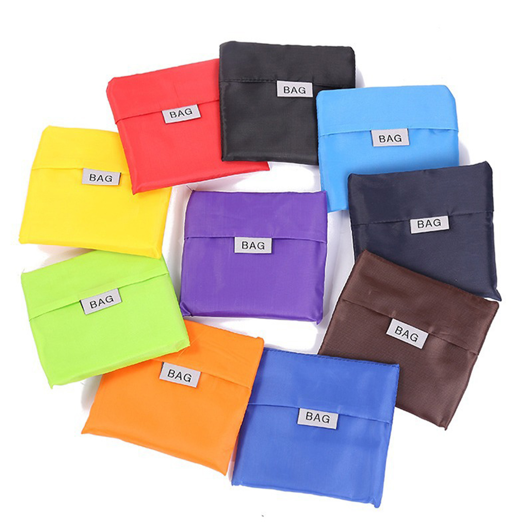 Solid Color Eco-Friendly Storage Bag, custom tote bag with logo imprint 2