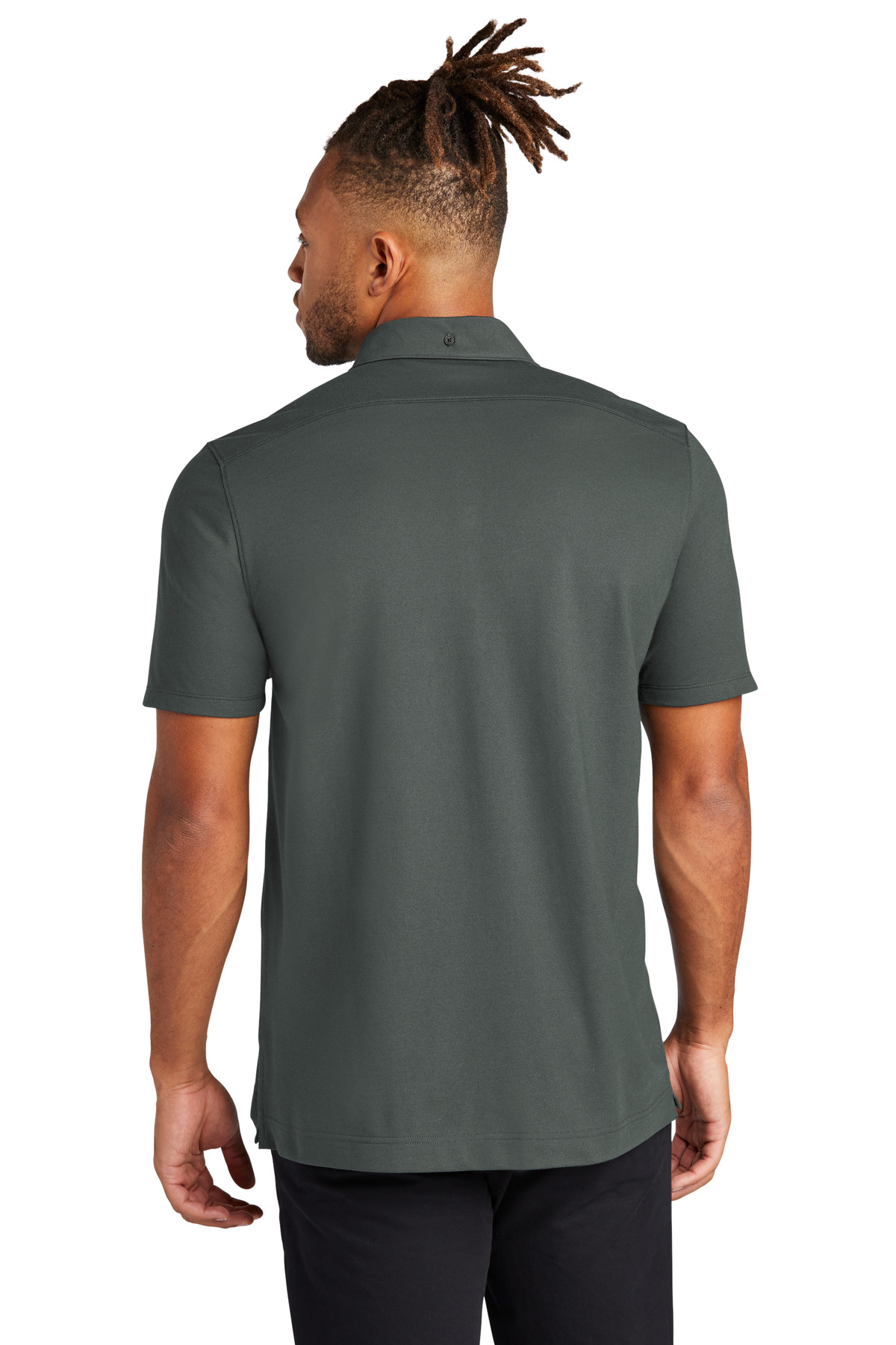 Mercer+Mettle Stretch Pique Full-Button Polo MM1006 41