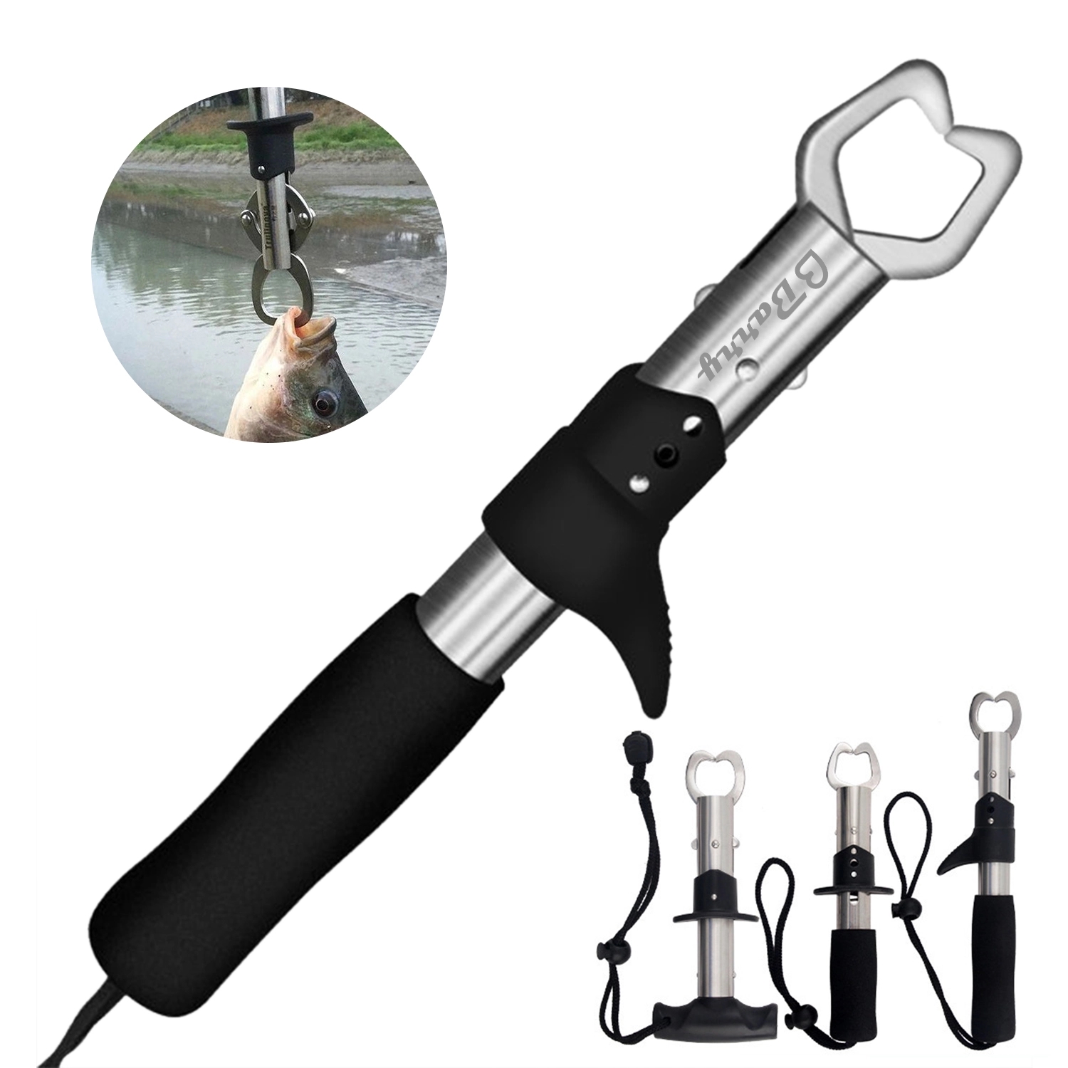 Portable Stainless Steel Fish Lip Gripper 2