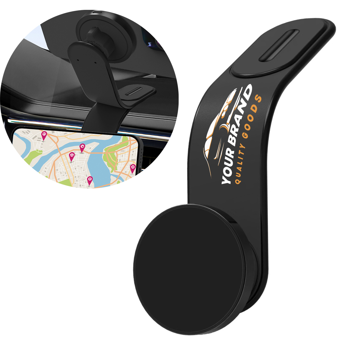 Adjustable Car Wireless Charger With Flexible Mount 2