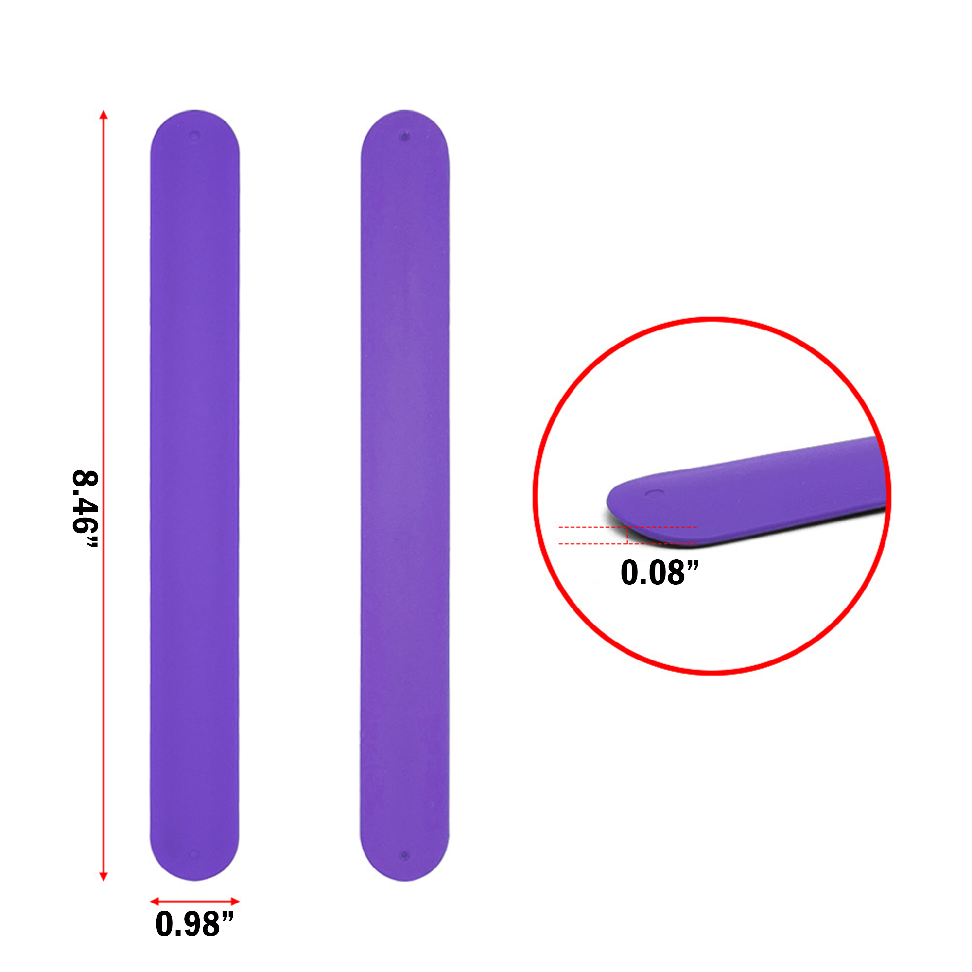 Solid Color Clap Bracelet Silicone Durable Kid's Pat Ring 3