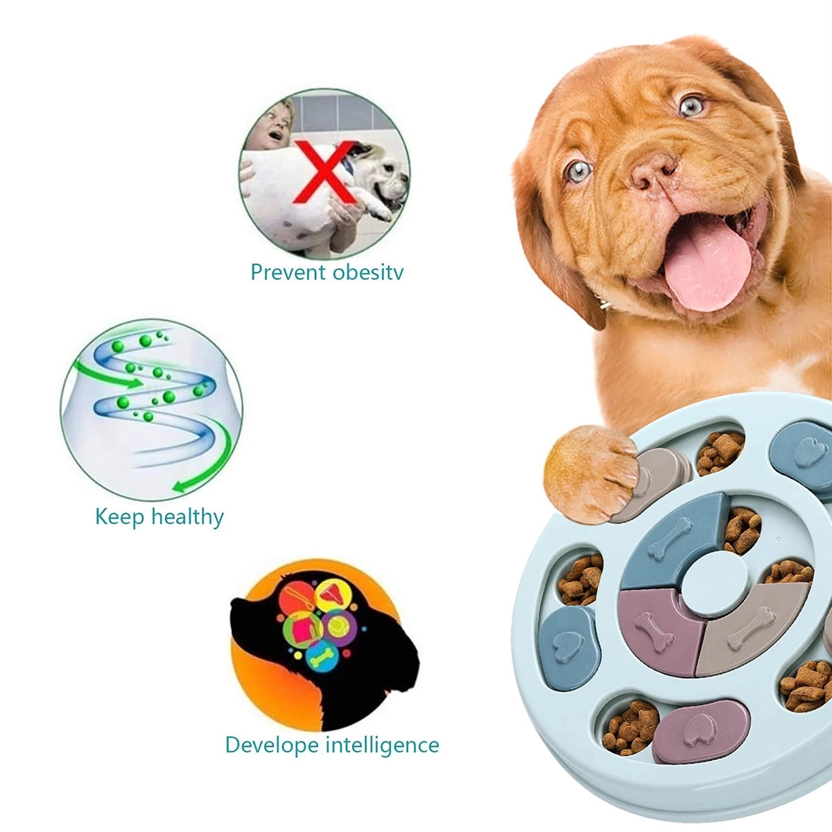 Dogs Food Puzzle Feeder Toys 4