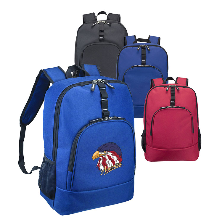 600D Poly Computer Backpack w/ Padded Back Panel 5