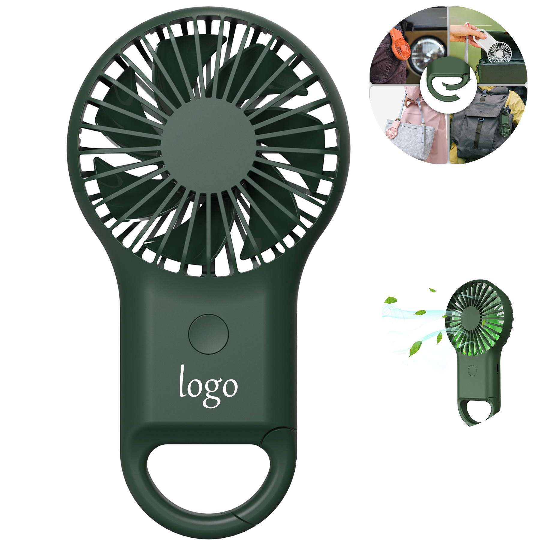 Foldable Silent Fan with Clip Hook 3