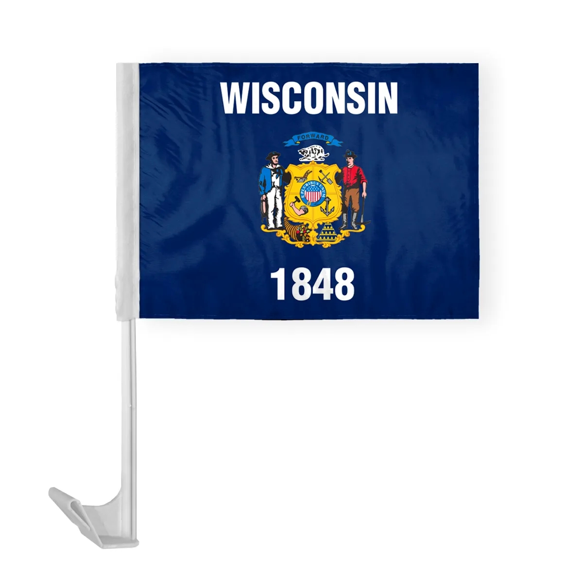 12"x16" & 10.5''x15'' Wisconsin Car Flags 2