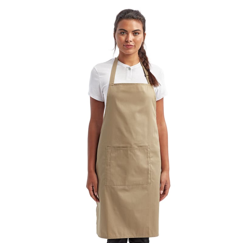 Artisan Collection By Reprime Unisex 'Colours' Recycled Bib Apron With Pocket 111