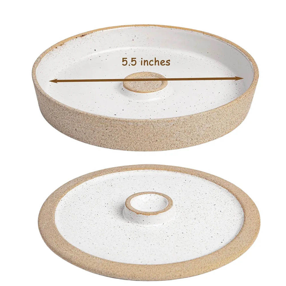 Ceramic Margarita Salt Rimmer Set with Lid 6
