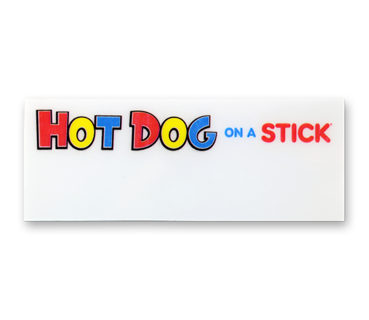 0-3 sq in White Plastic Reusable Badge 4