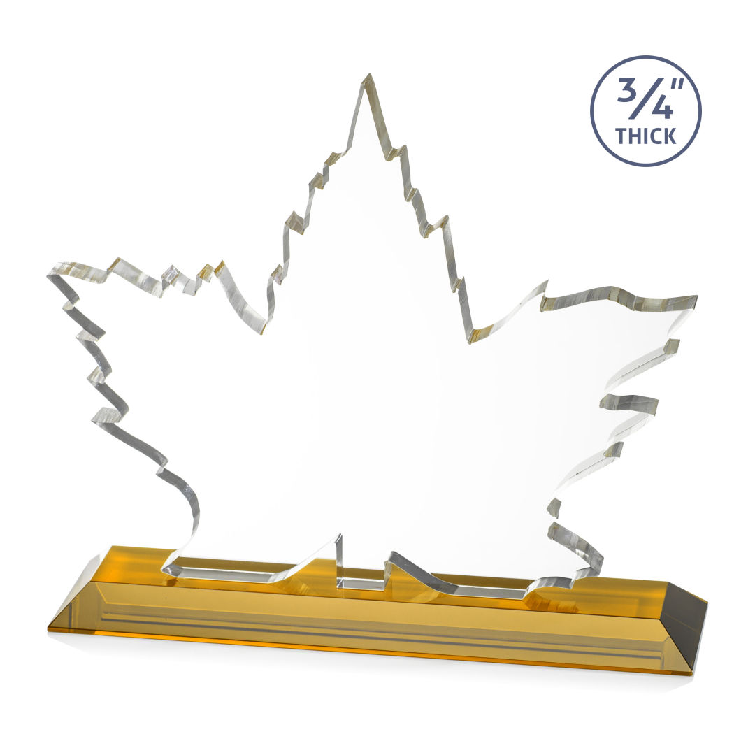 Maple Leaf VividPrint™ Award - Amber 8