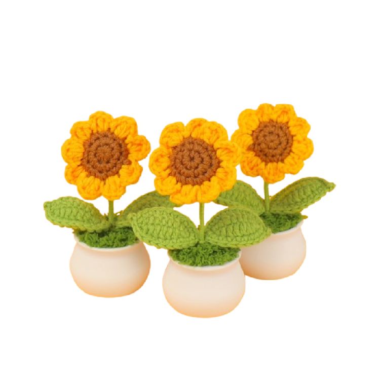 Sunflower crochet 2