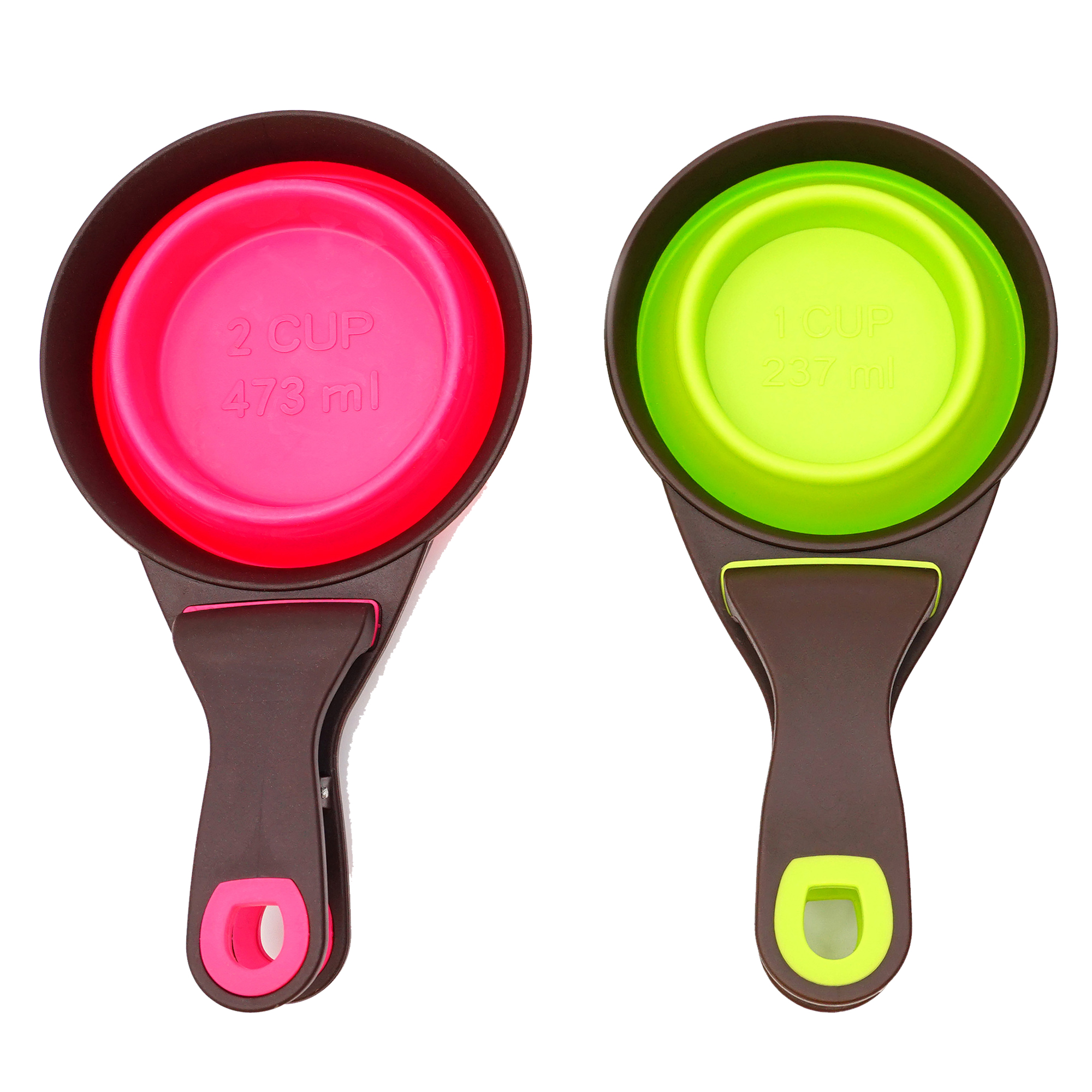 8oz Multifunction Collapsible Pet Scoop Measuring Cup 3