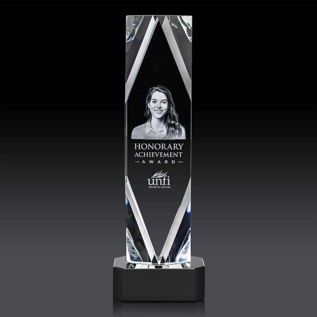 Delta 3D Award on Base - Black 5