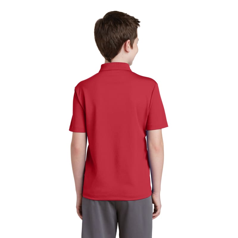 Sport-Tek Youth PosiCharge RacerMesh Polo. 15