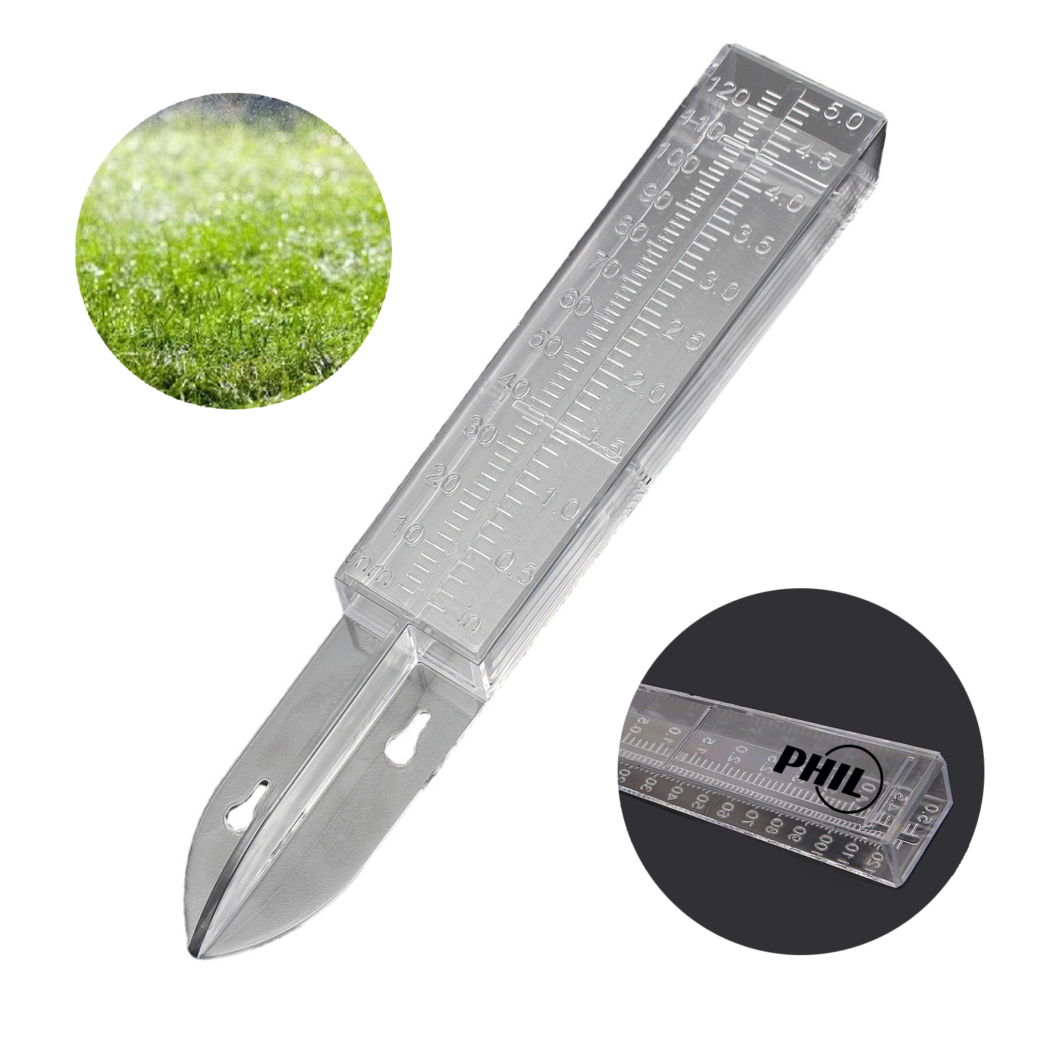 Weather-Resistant Plastic Rain Gauge 1