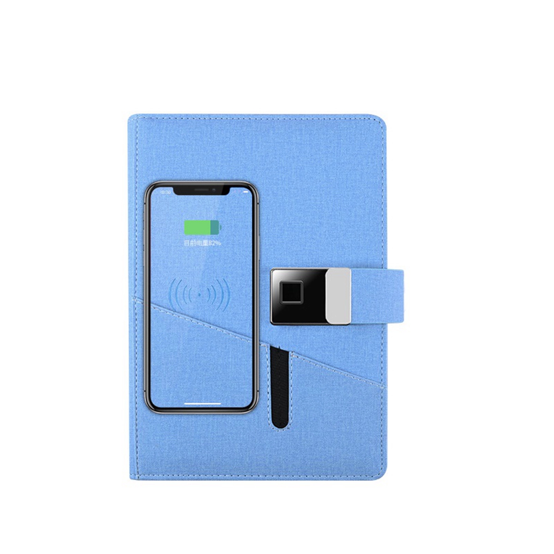 10000 mAh Fingerprint Lock a5 Notebook with USB Drive 5