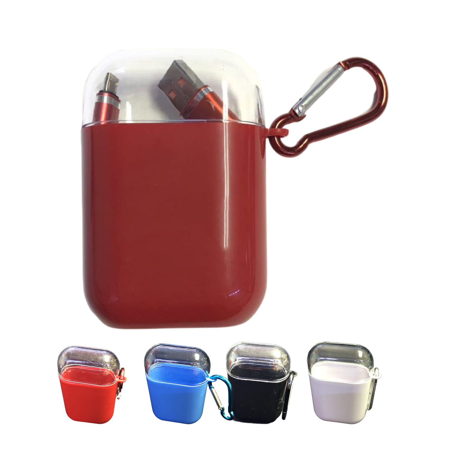 Universal Earbuds Case With Carabiner 3