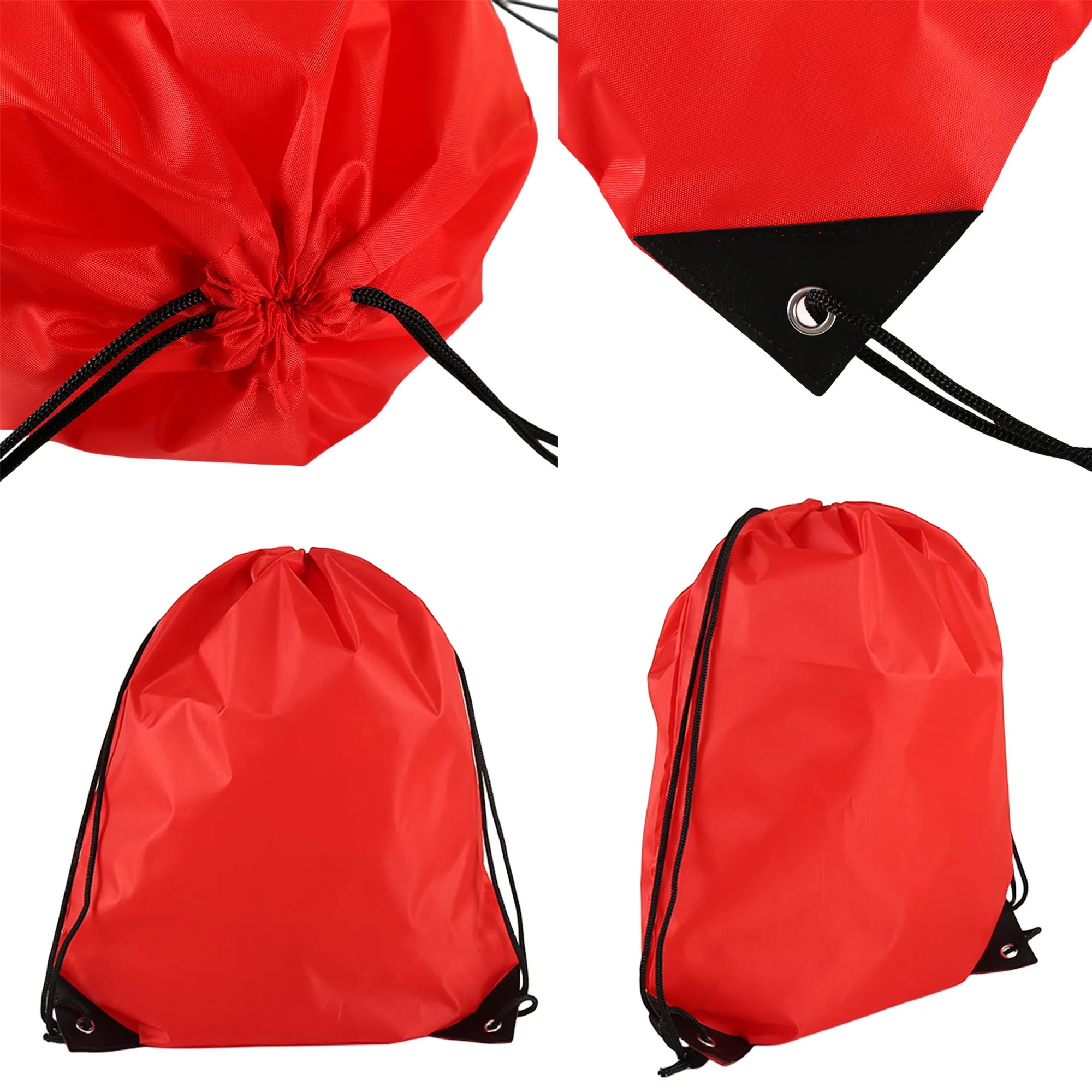 Sport Polyester Drawstring Backpack Bag MOQ100 4