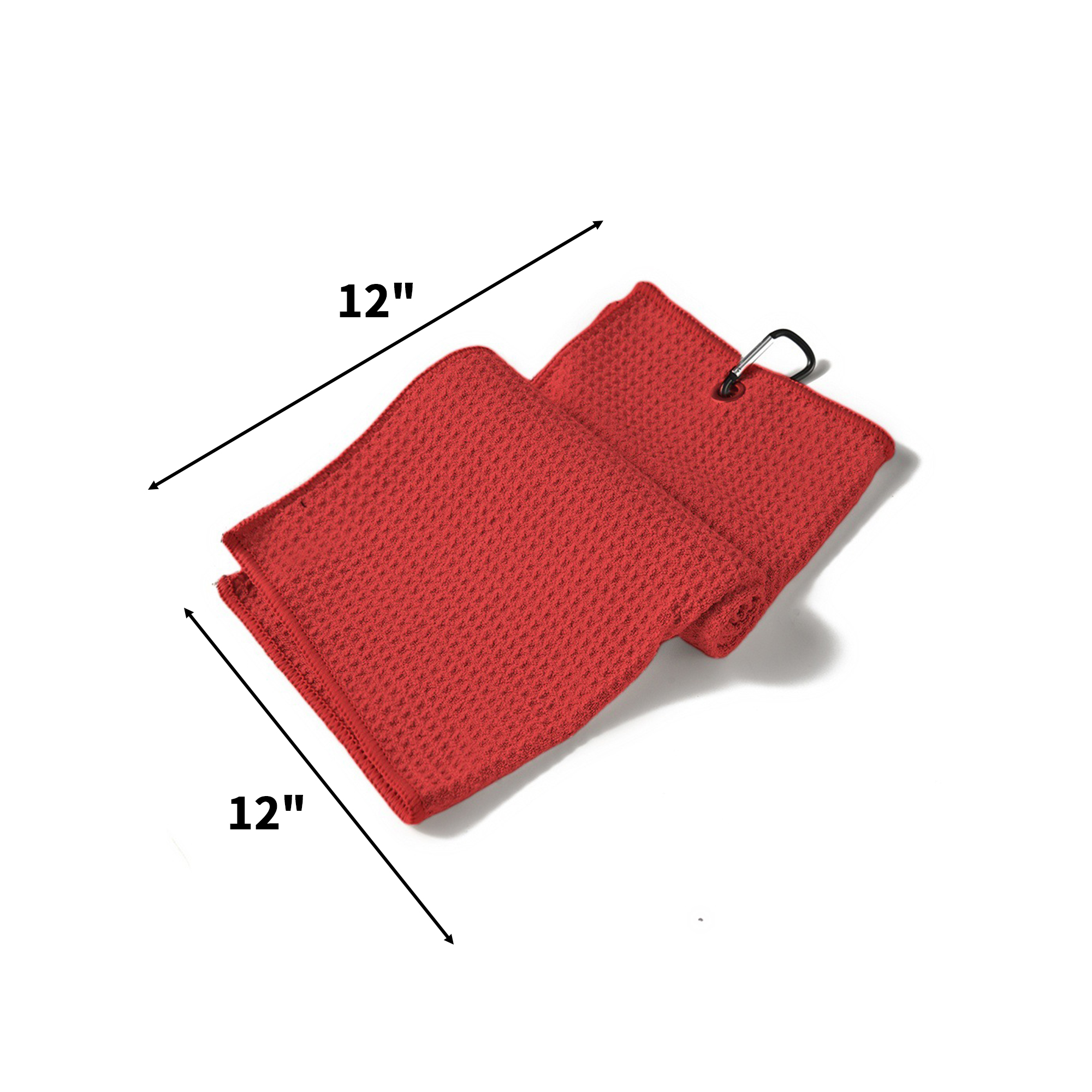Premium Microfiber Sports Towel With Carabiner Clip Attachment 9