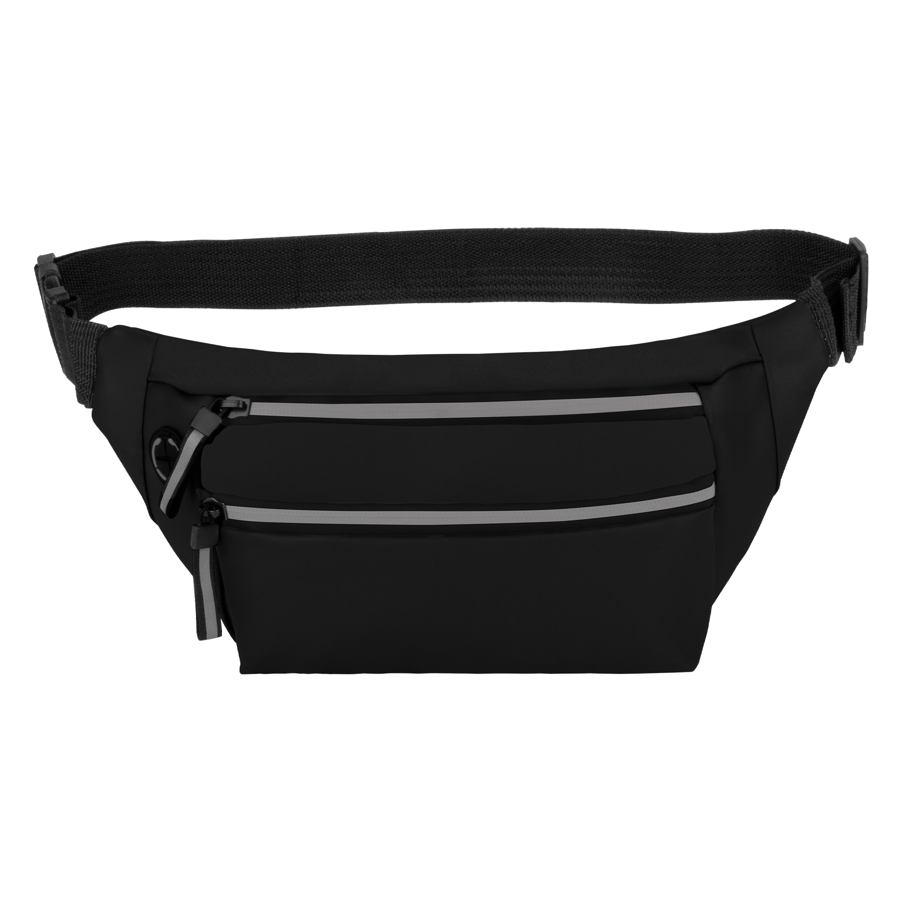 Waterproof PU 3-Zippered Fanny Pack 4