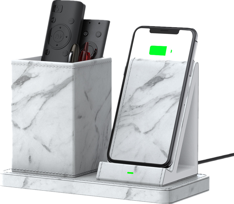 Wireless Charging 2 In 1 Charger Desktop Organizer Pen Holde 5