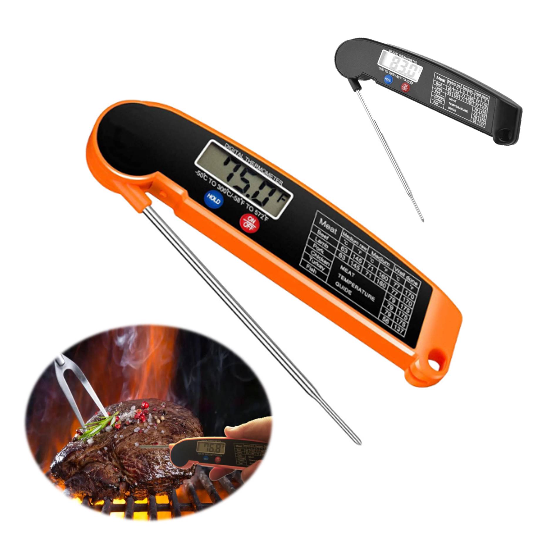 Instant Read Meat Thermometer 2