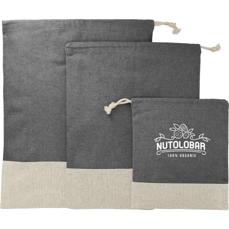 Split Recycled 3pc Travel Pouch Set 5