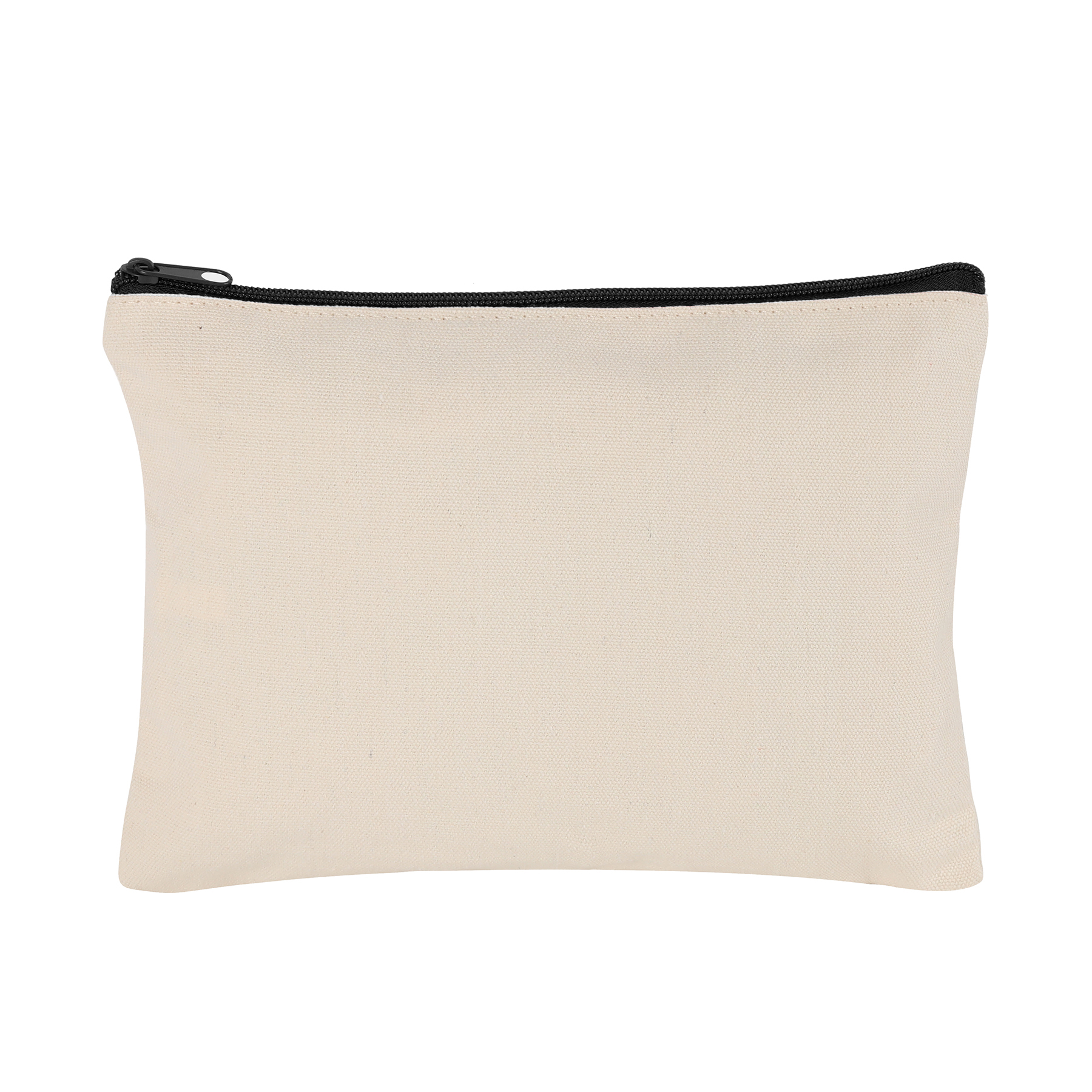 Large Travel Cotton Canvas Zip Pouch 16