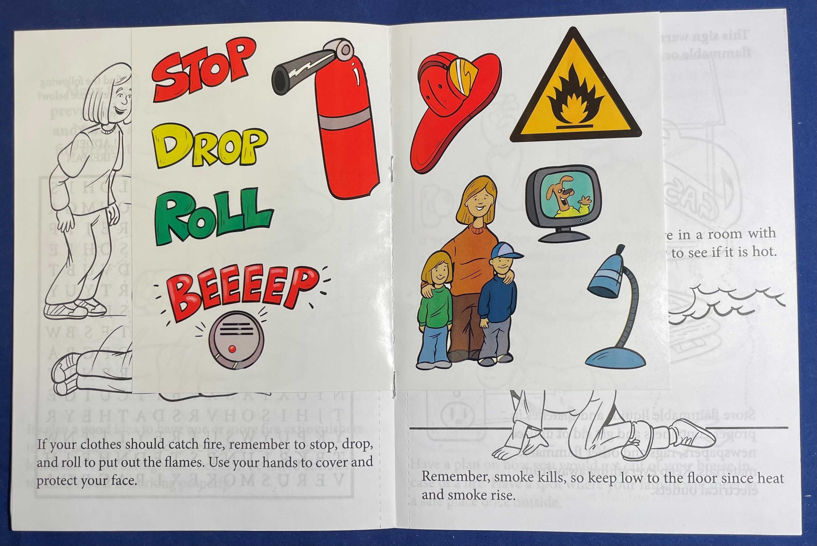 STICKER BOOK SET - Learn About Fire Safety Sticker Book Fun Pack 4