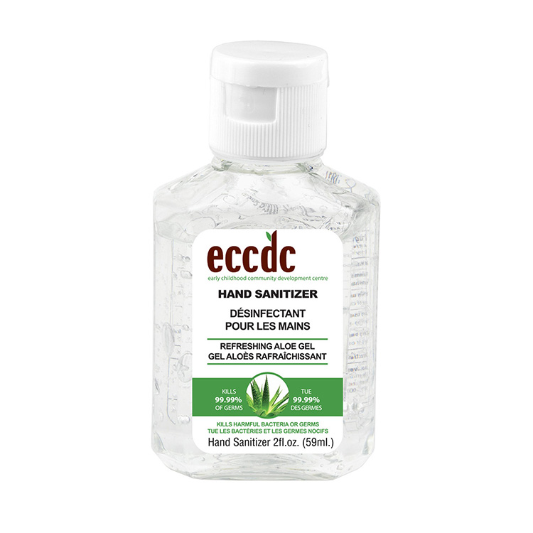 2.0 oz Hand Sanitizer Antibacterial Gel in Flip Top Squeeze Bottle (PhotoImage 4 Color) 4