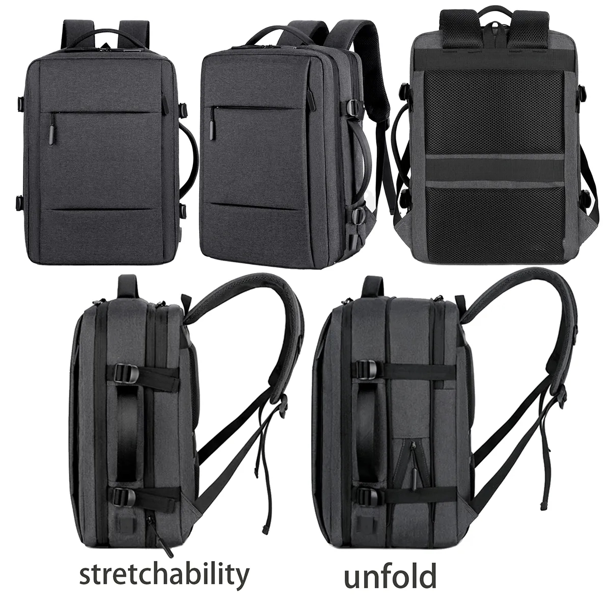 29 L Large Expandable Waterproof Business Travel Backpack 5