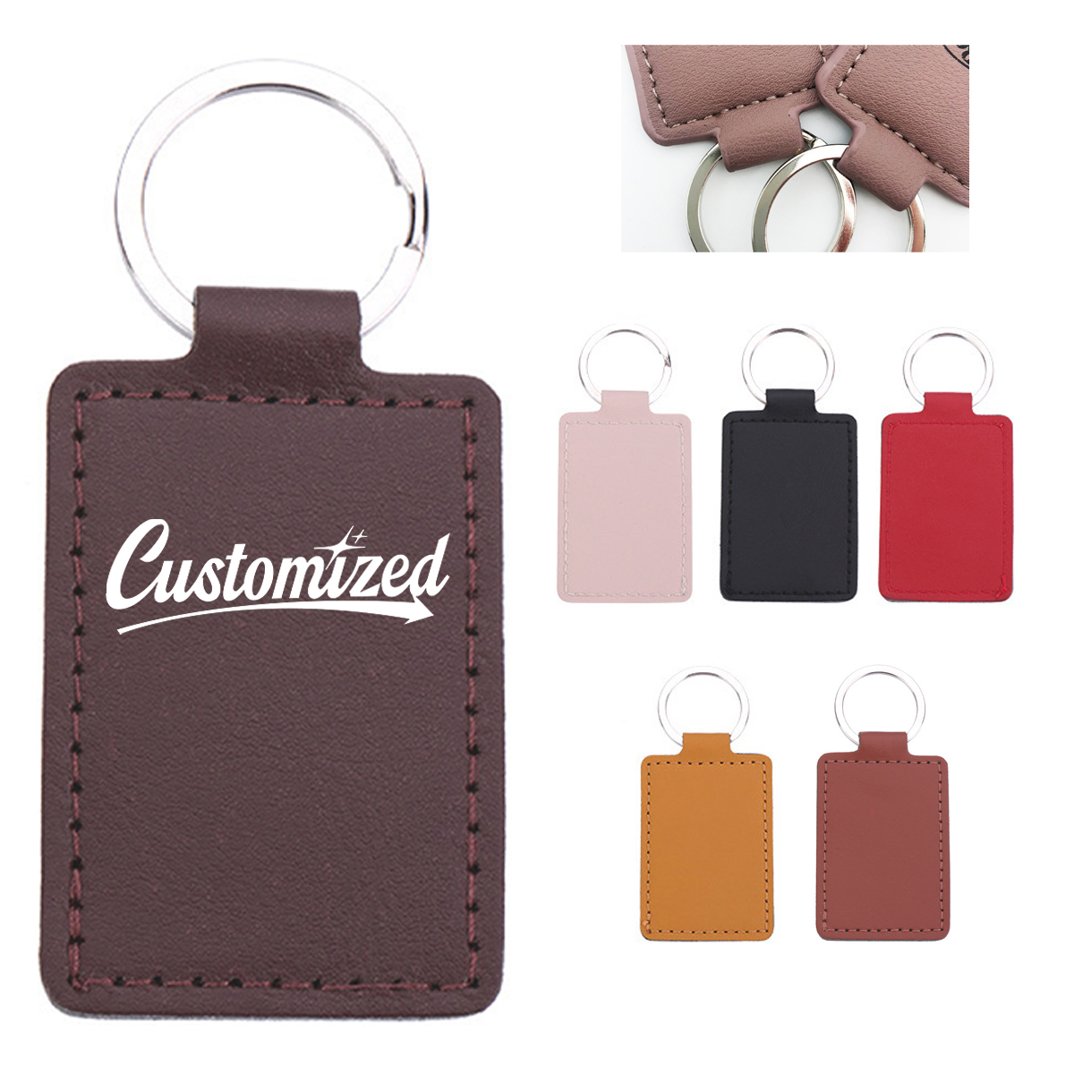 PU Leather Keychain 1