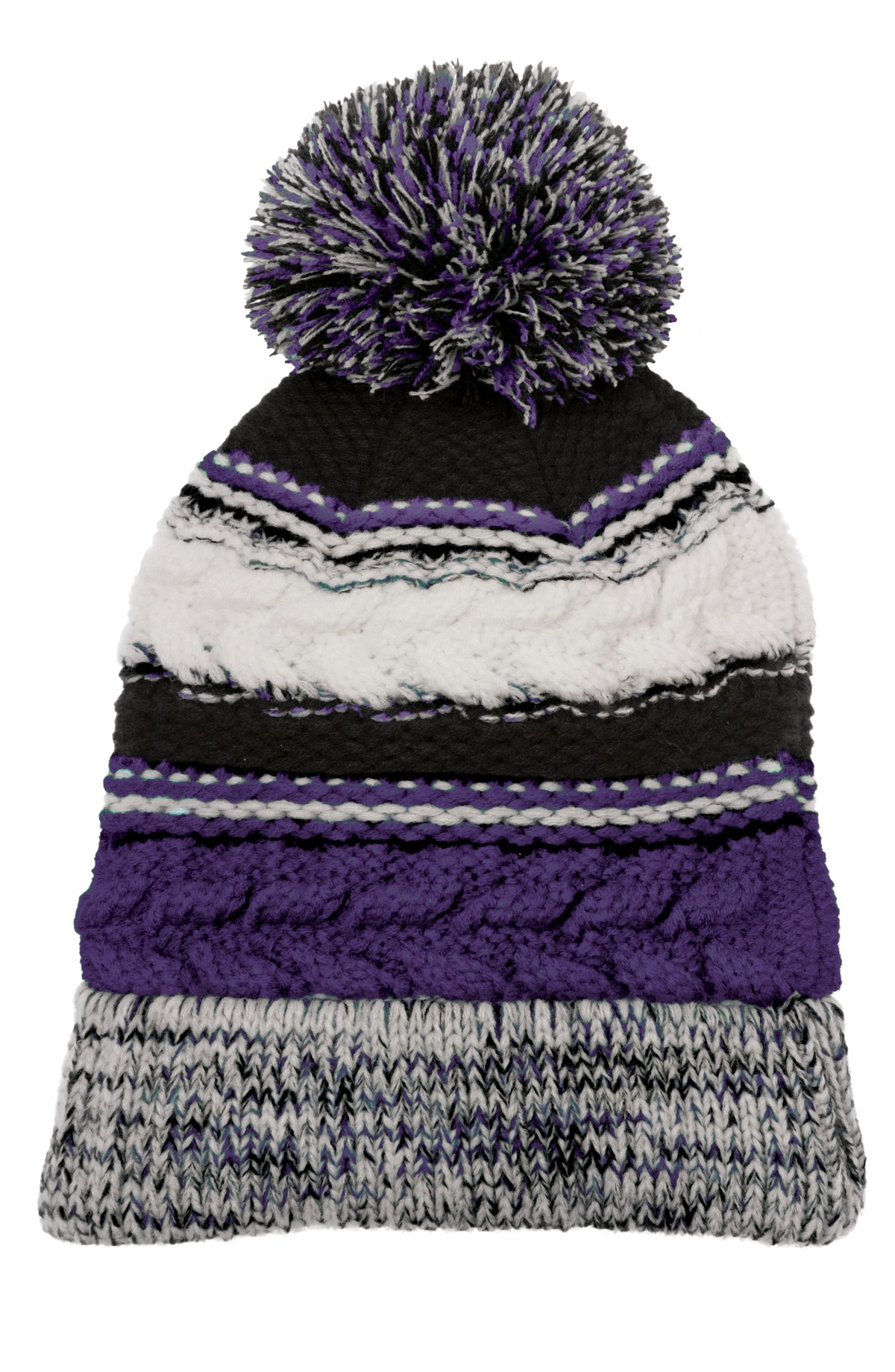 Sport-Tek Pom Pom Team Beanie. STC21 8