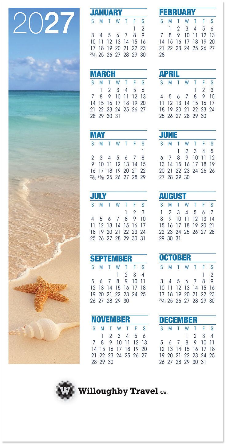 BEACH WARM WISHES CARD TO CALENDAR 1