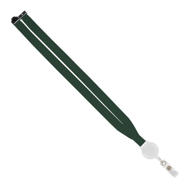 IMPORT 3/4" Polyester Lanyard with Retractable Badge Reel and IPH7 back of neck convenience release. 39