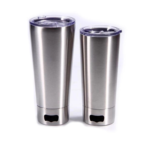 Stainless Steel Tumbler with Bottle Opener 2