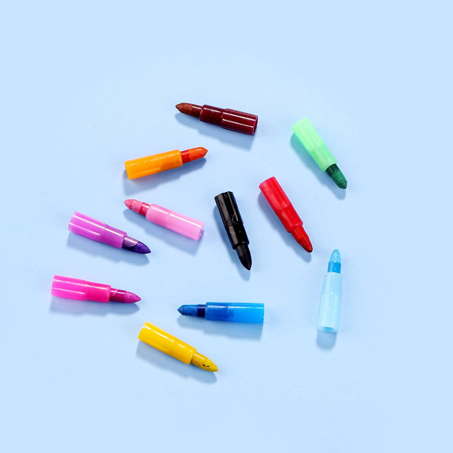 11-Color Stackable Crayons Set for Kids Creative Play 5