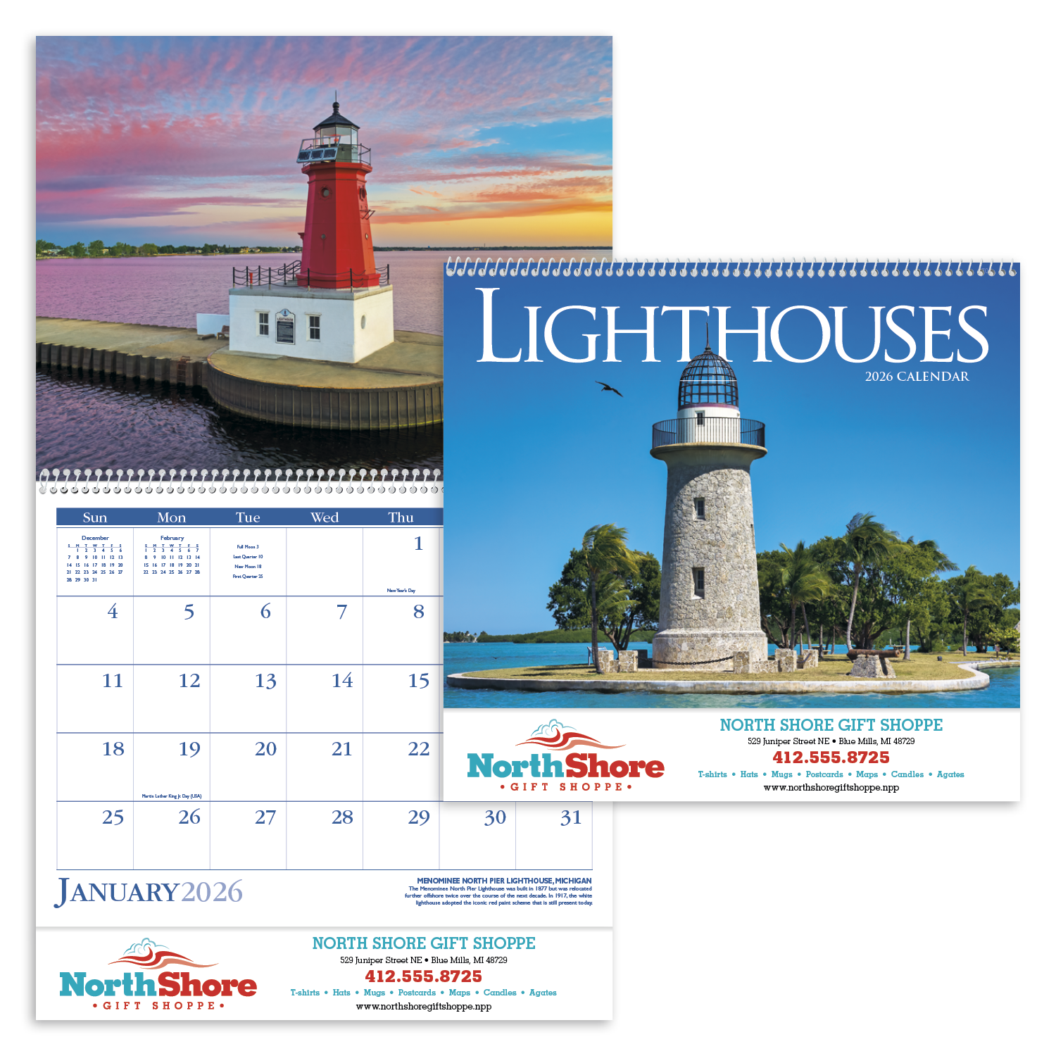 Triumph® Calendars Lighthouses Calendar 43