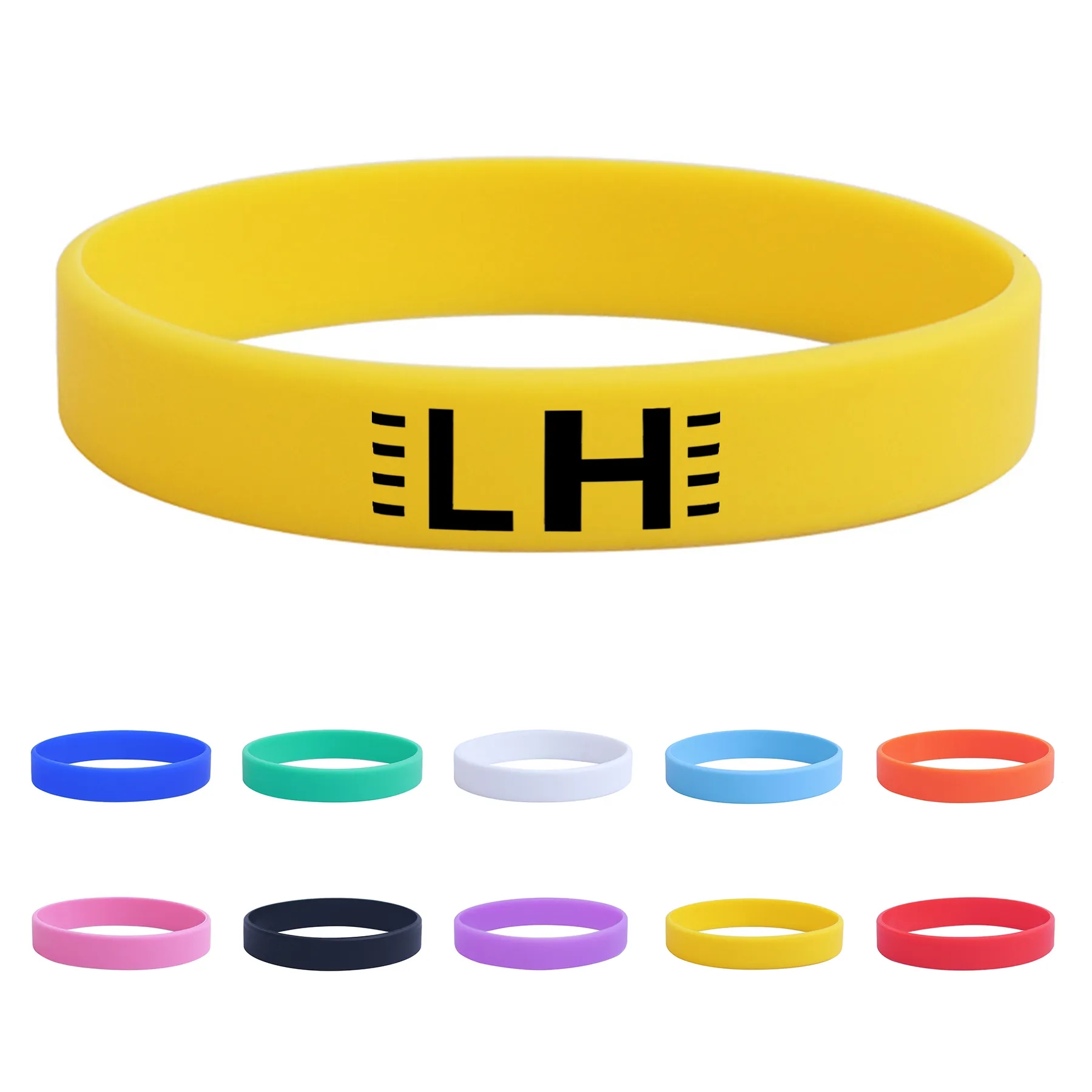 Solid Color Silicone Wristband 9