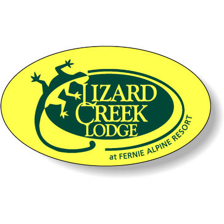 Fluorescent Chartreuse Flexo-Printed Stock Oval Roll Label (1''x1.75")