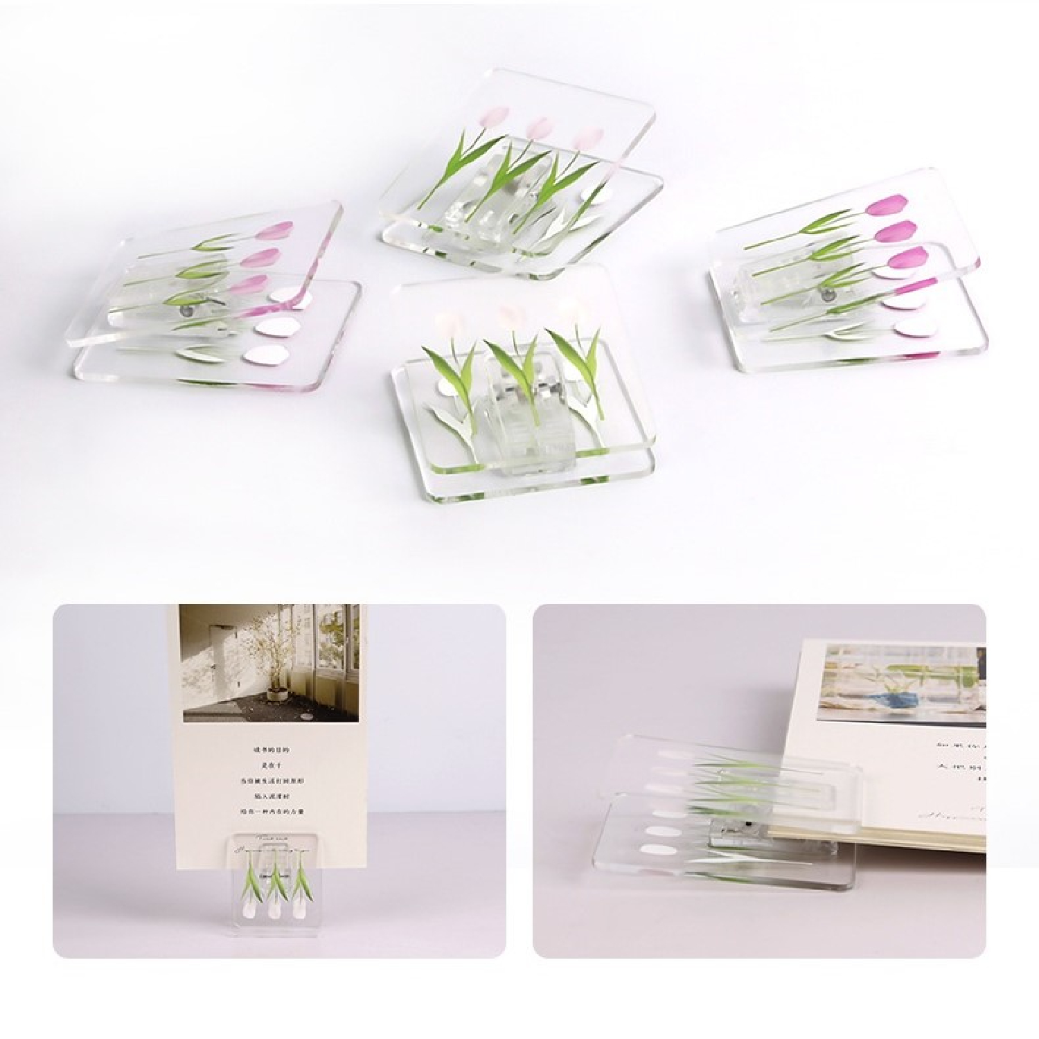 Transparent Acrylic Paper Clip 2