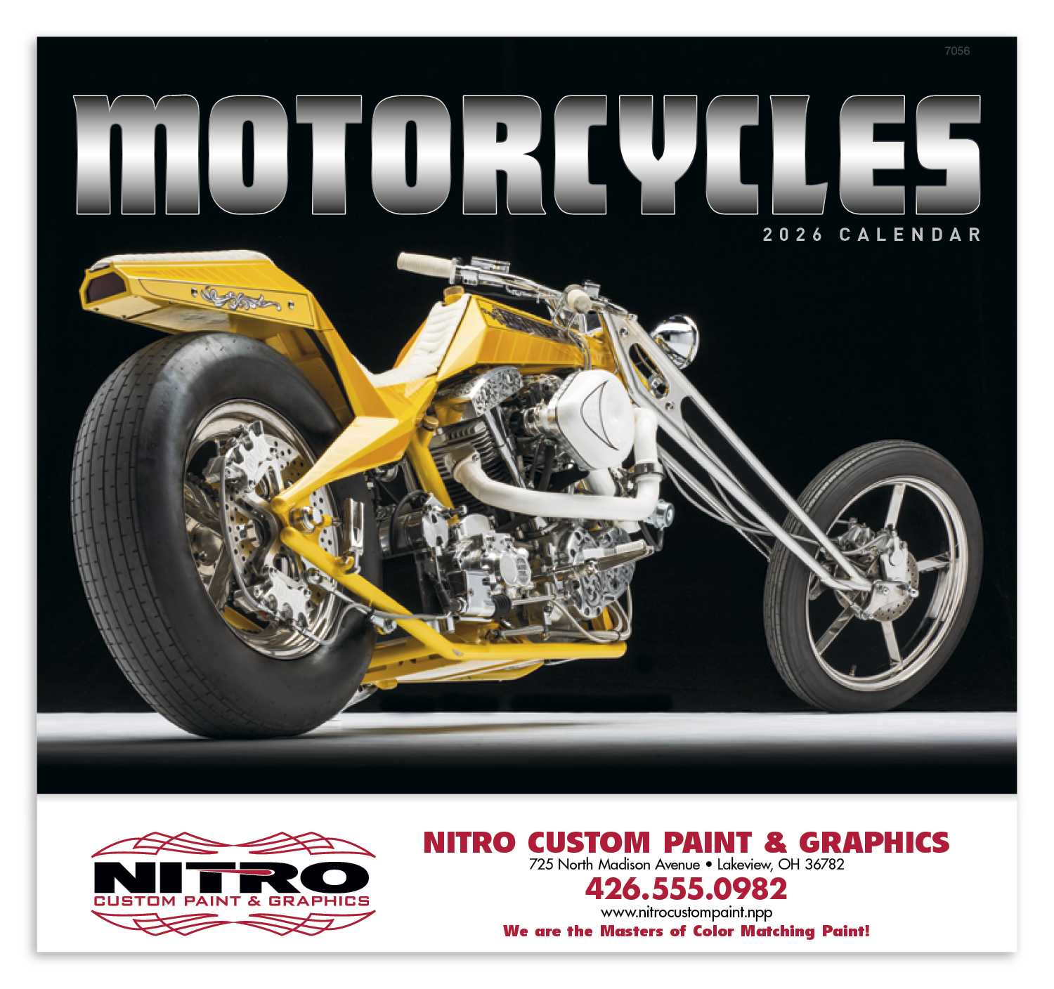 Good Value™ Motorcycles - Stapled Calendar 64