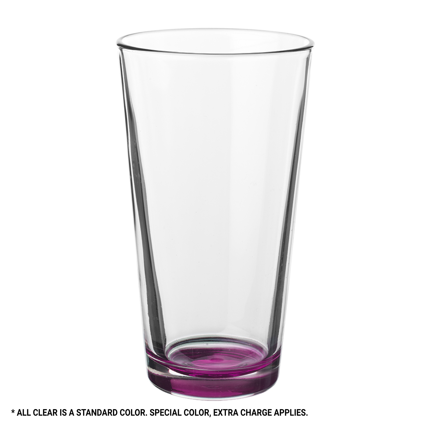Clear Thick Wall Pint Glass, 16 oz. 8