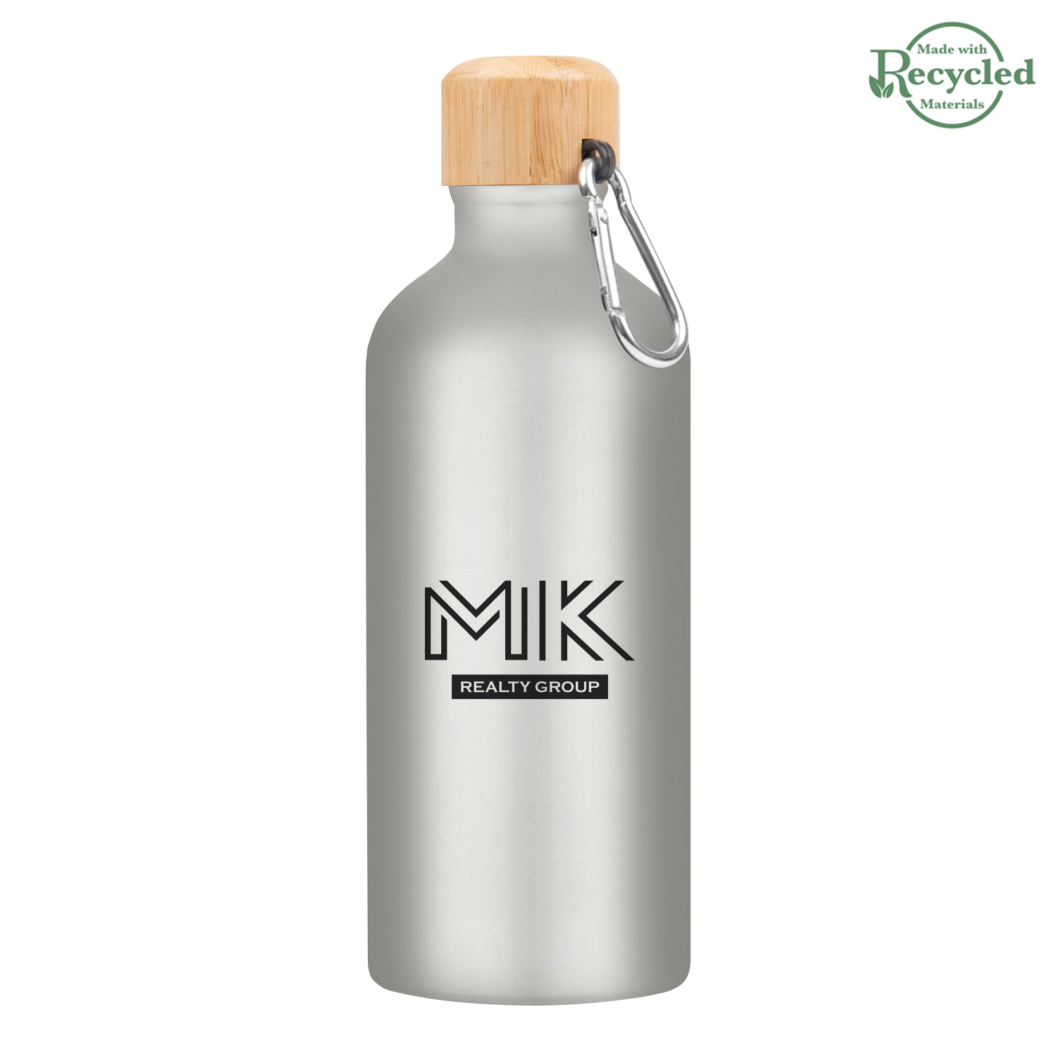 20 Oz. Aluminum Tundra Bike Bottle With Bamboo Lid 19