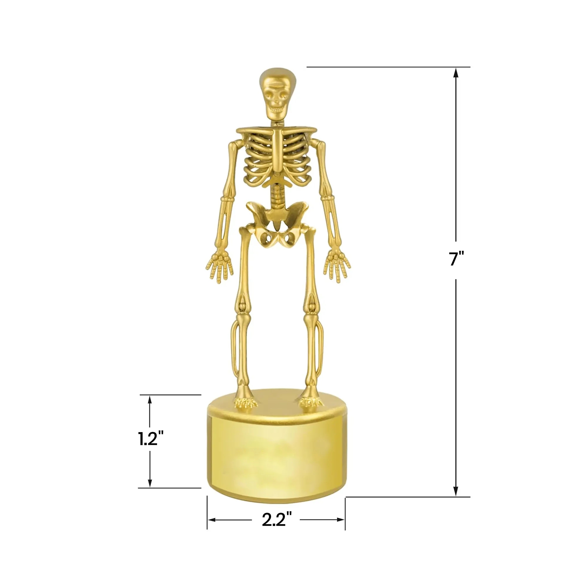 Golden Best Costume Skeleton Trophies 2
