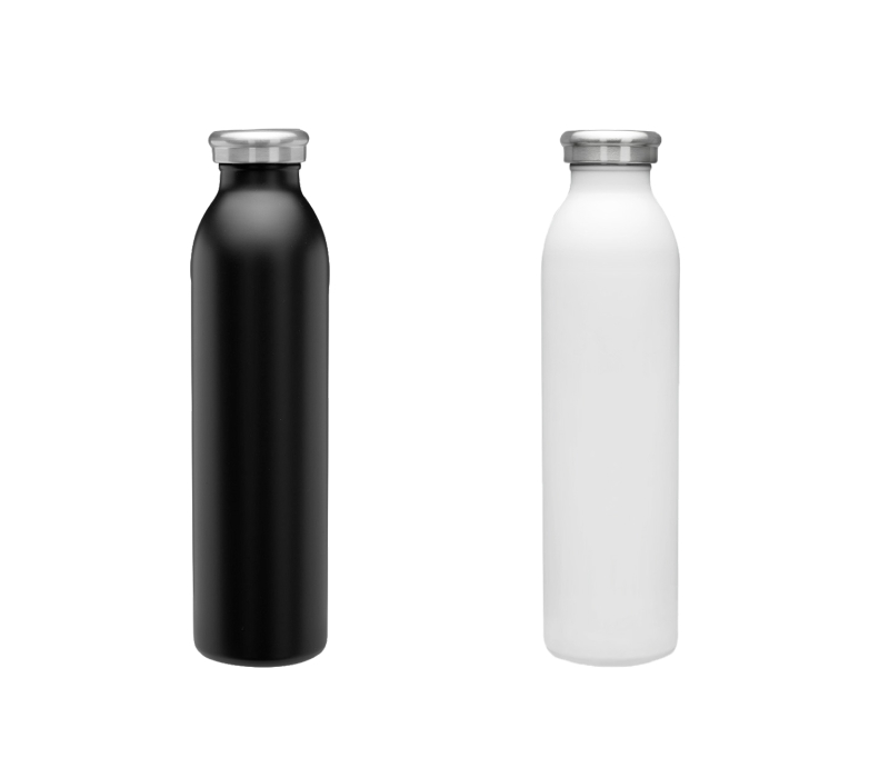 Double Wall Stainless Steel Water Bottle, 20 oz., custom water bottle with logo imprint 2