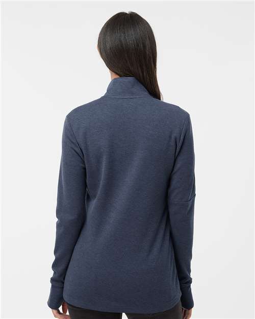 Women's 3-Stripes Quarter-Zip Sweater Pullover - A555 34
