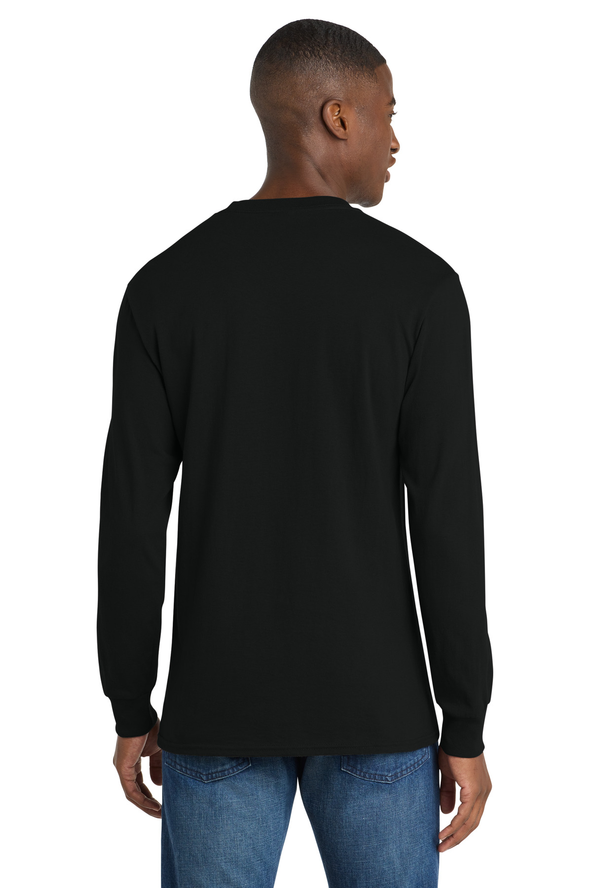 Port & Co Long Sleeve Core Cotton Tee. PC54LS 61