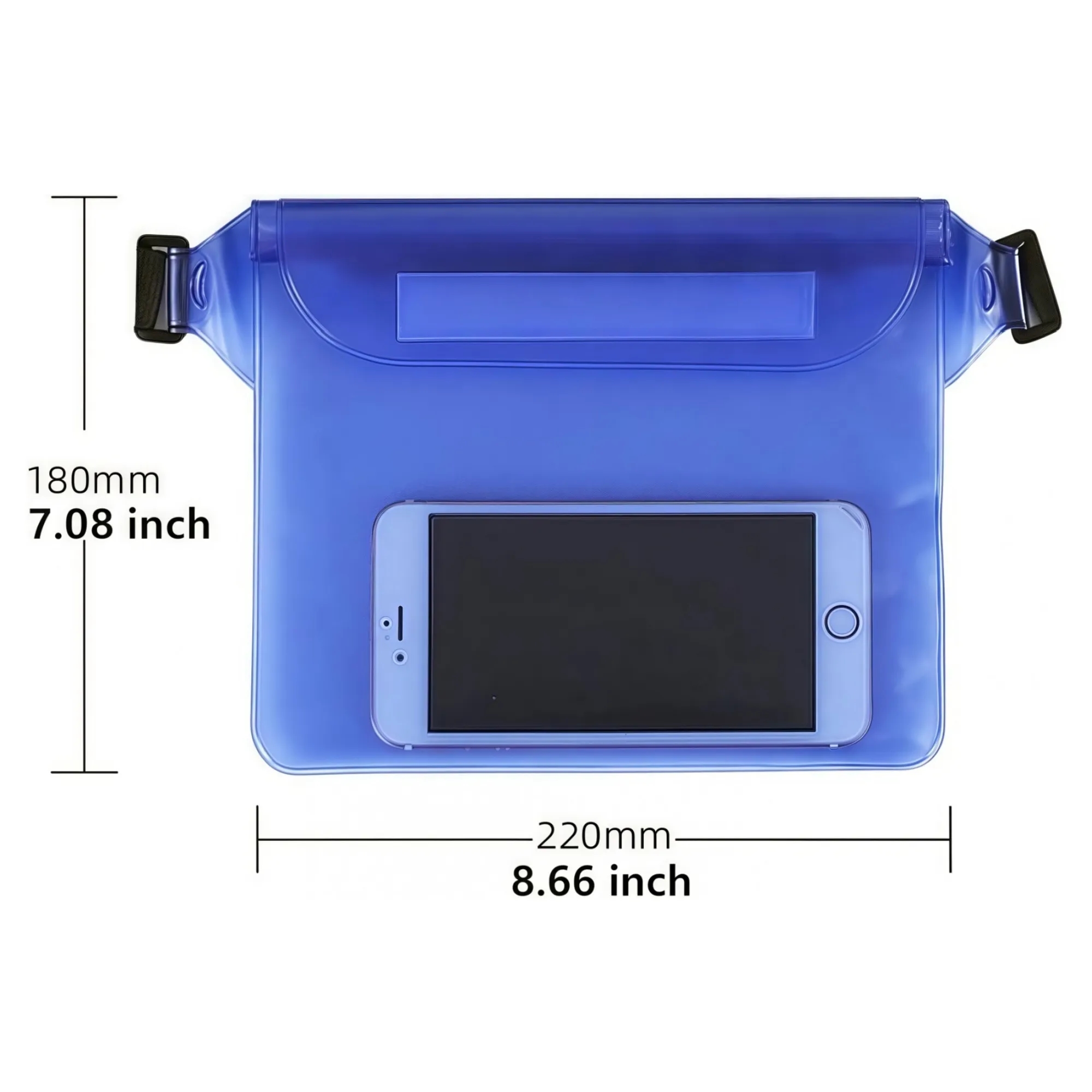 Waterproof Pouch with Adjustable Waist Strap 21